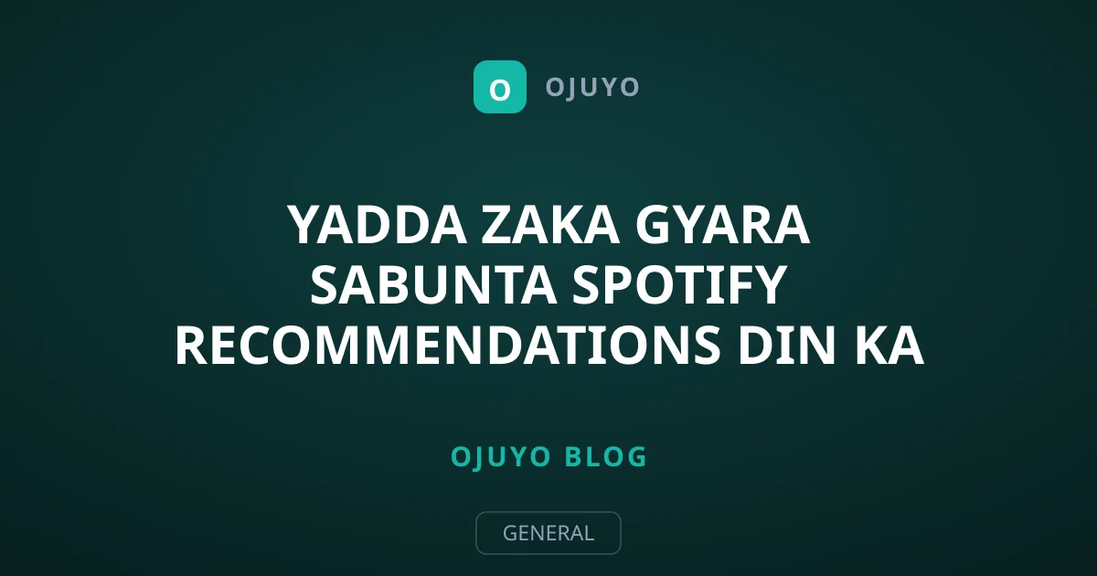 Yadda Zaka Gyara Sabunta Spotify Recommendations Din Ka Cikin Sauri