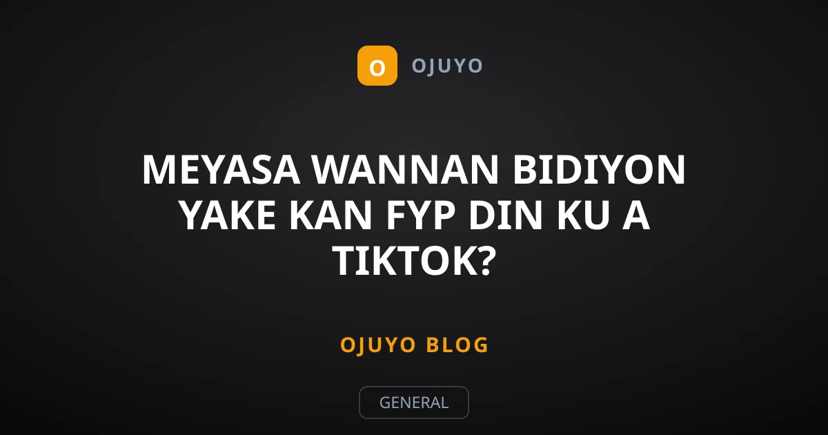 Meyasa Wannan Bidiyon Yake Kan FYP Din Ku A TikTok?
